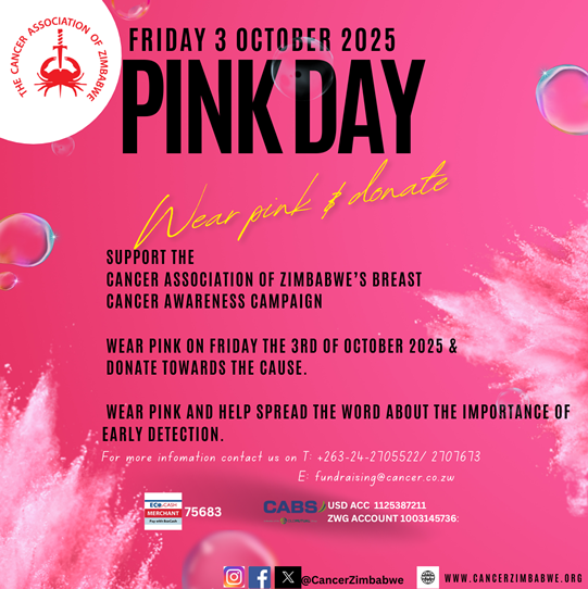 Pink Day Breast Cancer Month Commemoration